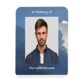 Magnet Flexible Memorial Keepsake Clouds Sky Heavenly (Vertical)