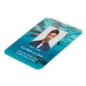 Magnet Flexible Memorial  Keepsake Dolphins Underwater Ocean (Côté Gauche)