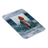 Magnet Flexible Memorial Keepsake Ocean Sea Beach (Côté Droit)