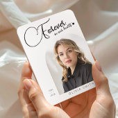 Magnet Flexible Memorial Keepsake Photo Elegant Minimalist Funeral