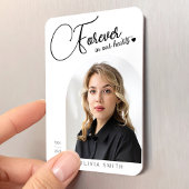 Magnet Flexible Memorial Keepsake Photo Elegant Minimalist Funeral