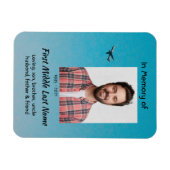 Magnet Flexible  Memorial Keepsake Pilot Airplane Flying (Horizontal)