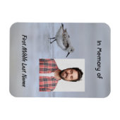 Magnet Flexible  Memorial Keepsake Sandpiper Shore Bird  (Horizontal)
