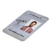 Magnet Flexible  Memorial Keepsake Sandpiper Shore Bird  (Côté Gauche)