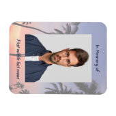 Magnet Flexible Memorial Keepsake Tropical Beach (Horizontal)