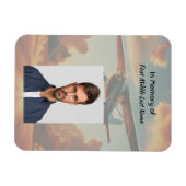 Magnet Flexible  Memorial Keepsakes Pilot Airplane Sunset (Horizontal)