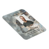 Magnet Flexible  Memorial Memory Card Baseball Sport (Côté Droit)