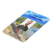 Magnet Flexible Memorial Memory Card Train Rail Tram Railway (Côté Gauche)