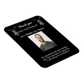 Magnet Flexible Memorial Merci Photo Motorcycle Biker (Côté Droit)
