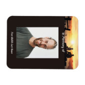 Magnet Flexible Mémorial père fils pêche pêcheur (Horizontal)