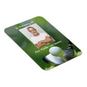 Magnet Flexible Memorial Photo Golf Course Golf Golf (Côté Droit)