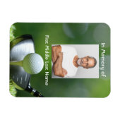 Magnet Flexible Memorial Photo Golf Course Golf Golf (Horizontal)