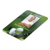 Magnet Flexible Memorial Photo Golf Course Golf Golf (Côté Gauche)