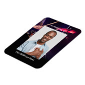 Magnet Flexible Memorial Photo Keepsaké Drummer Drummer Drummer Ba (Côté Gauche)