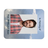 Magnet Flexible Memorial Photo Prayer Heavenly Sky (Horizontal)