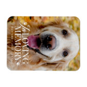 Magnet Flexible Mémorial pour animaux de compagnie en mémoire d'am (Horizontal)