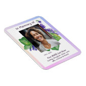 Magnet Flexible Memorial Remembrance Watercolor Wild Violet (Côté Droit)
