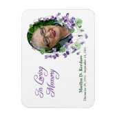 Magnet Flexible Mémorial violet (Vertical)