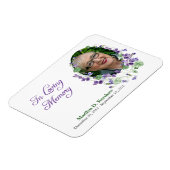 Magnet Flexible Mémorial violet (Côté Gauche)