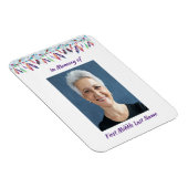 Magnet Flexible Memory Keepsake Feathers Boho Tribal Native (Côté Droit)