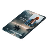 Magnet Flexible Memory Remembrance Keepsake Wilderness Lake Canoe (Côté Gauche)