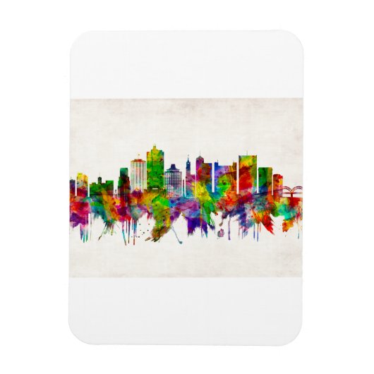 Magnet Flexible Memphis Tennessee Skyline (Vertical)