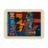 Magnet Flexible Memphis, TN | Beale Street Neon (Horizontal)