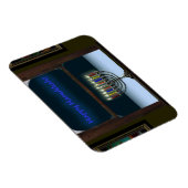 Magnet Flexible Menorah Dans La Fenêtre (Côté Droit)