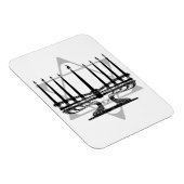 Magnet Flexible Menorah et étoile (Côté Droit)