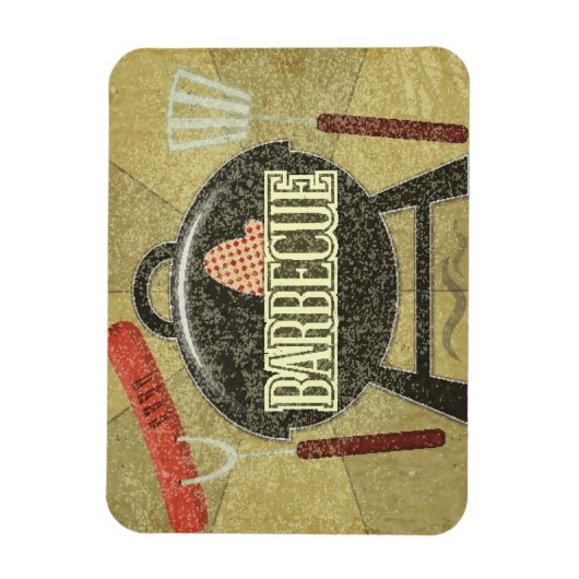 Magnet Flexible Menu Barbecue (Vertical)