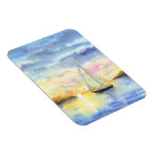 Magnet Flexible Mer au coucher du soleil (Côté Droit)
