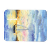 Magnet Flexible Mer au coucher du soleil (Horizontal)