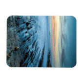 Magnet Flexible Mer bleue au coucher du soleil, Californie (Horizontal)