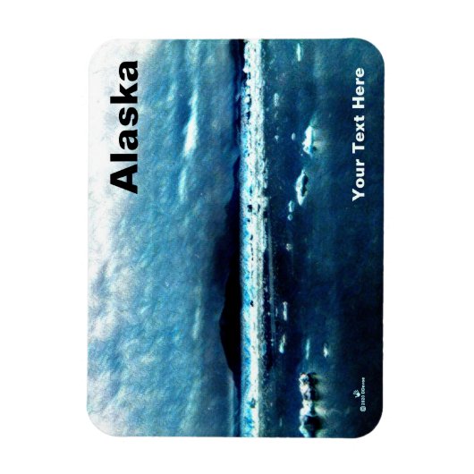 Magnet Flexible Mer froide et bleue (Vertical)