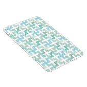 Magnet Flexible Mer vert géométrique (Côté Droit)