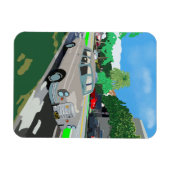 Magnet Flexible Mercedes Benz (Horizontal)