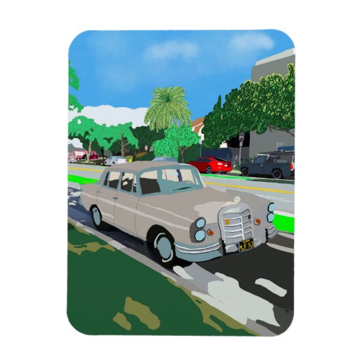 Magnet Flexible Mercedes Benz (Vertical)