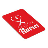Magnet Flexible Merci aux infirmières (Côté Droit)