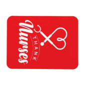 Magnet Flexible Merci aux infirmières (Horizontal)