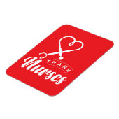 Magnet Flexible Merci aux infirmières (Côté Gauche)