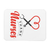Magnet Flexible Merci aux infirmières (Horizontal)