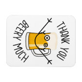 Magnet Flexible Merci Beery Much - Visage Idiot (Horizontal)