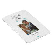 Magnet Flexible Merci - Carte Mariage (Côté Droit)