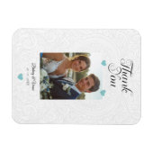 Magnet Flexible Merci - Carte Mariage (Horizontal)