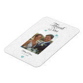 Magnet Flexible Merci - Carte Mariage (Côté Gauche)