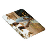 Magnet Flexible merci, chic écriture manuscrite or mariage photo (Côté Droit)