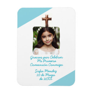Magnet Flexible Merci d'avoir célébré ma première communion avec p