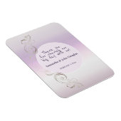 Magnet Flexible Merci de lavande frais (Côté Droit)