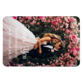 Magnet Flexible Merci de mariage personnalisé (Horizontal)