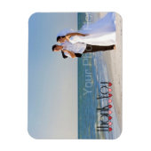 Magnet Flexible Merci de texte photo mariage (Vertical)